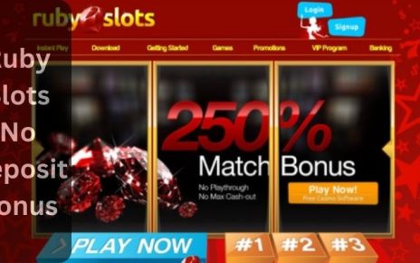Ruby Slots No Deposit Bonus